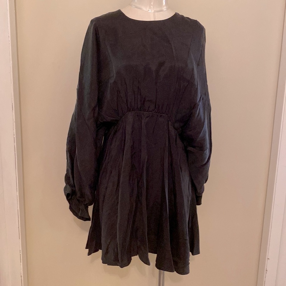 Zara flouncy ruffle mini dress.
